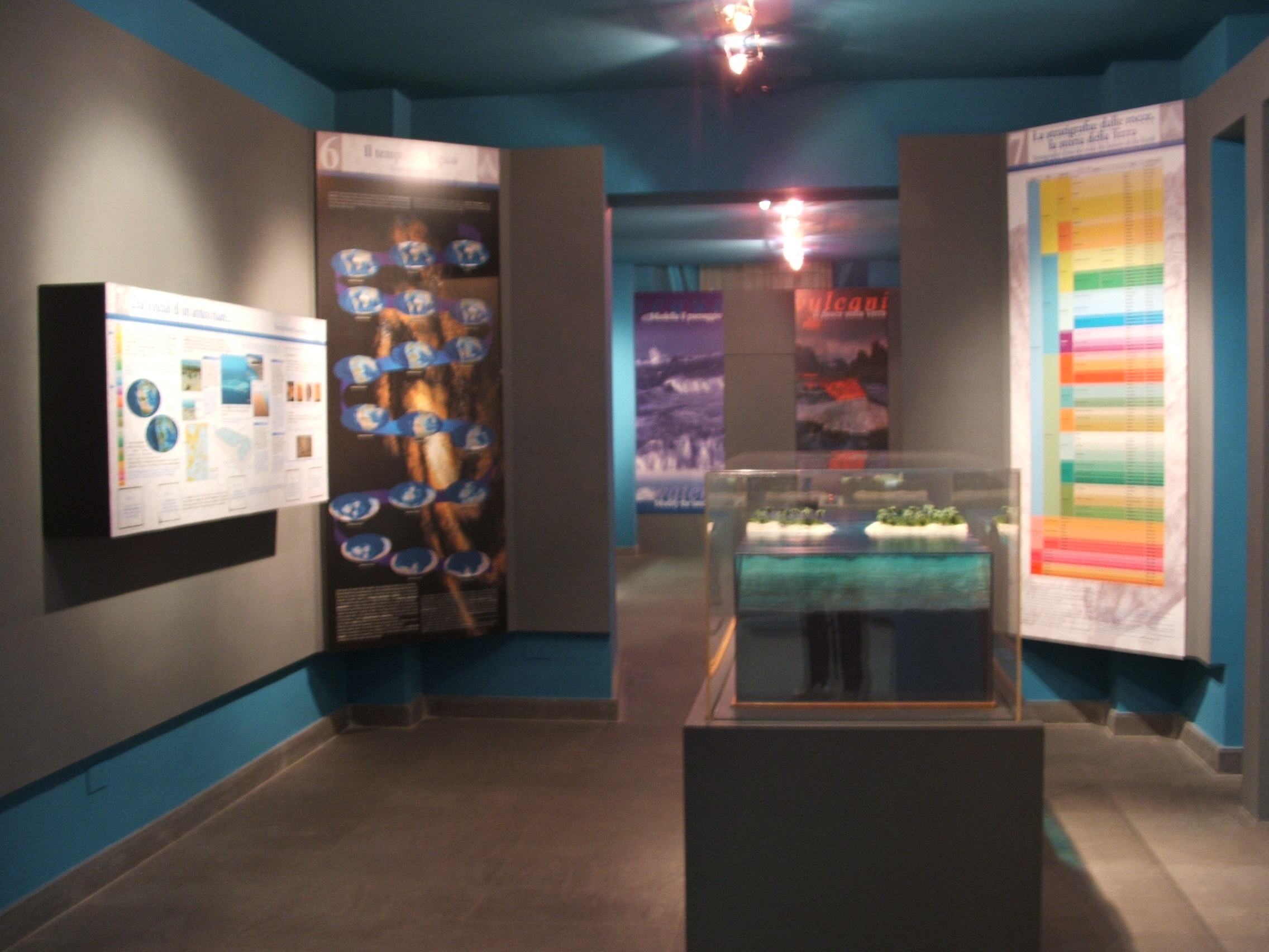 sezione geologica Museo Geopaleontologico Velletri